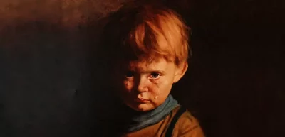 Легенда о проклятой картине «Плачущий мальчик» итальянского художника Джованни Браголина