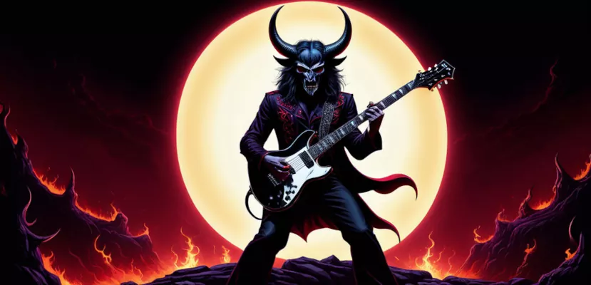 Сатана играет на гитаре